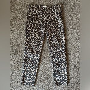 Women’s H&M cheetah print pants